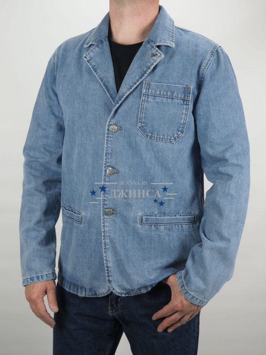 Джинсовый пиджак Rilassare 2162 Light Blue светло-синий