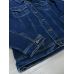 Куртка джинсовая Denim Jeans 888-33 темно-синяя
