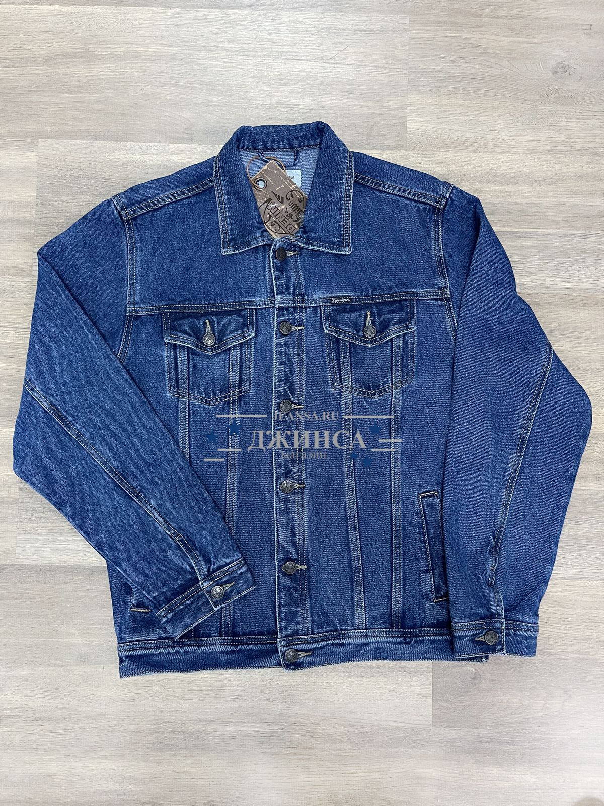 Куртка джинсовая Denim Jeans 999-3 синяя Куртка джинсовая Denim Jeans 999-3 синяя