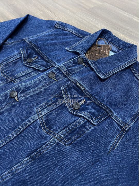 Куртка джинсовая Denim Jeans 999-3 синяя