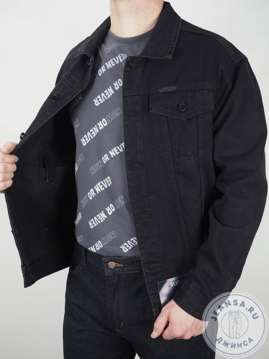 Куртка джинсовая MNT JEANS 4911 черная