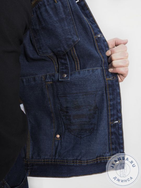 Куртка джинсовая MNT JEANS 4988/4999 темно-синяя