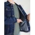 Куртка джинсовая VIP MEN 1002-03-53 темно-синяя