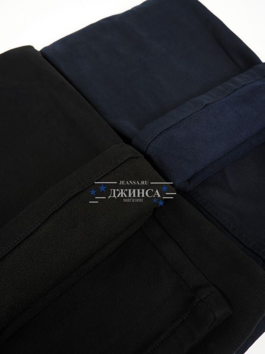 Джинсы зимние Boss 196-H BLACK-BLACK черные