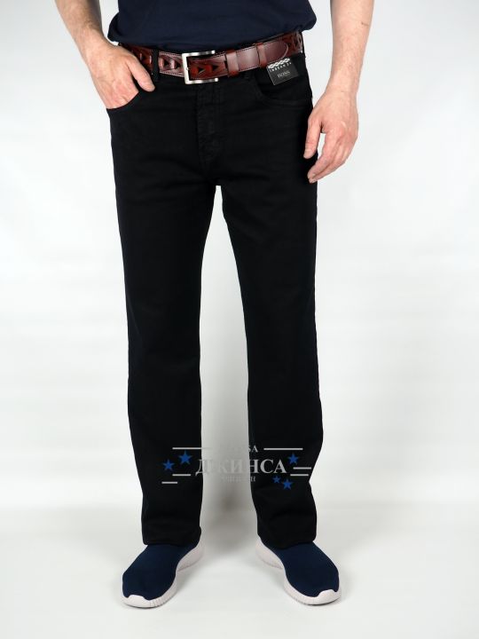 Джинсы Boss полиринг 158-11-H BLACK-BLACK черные 