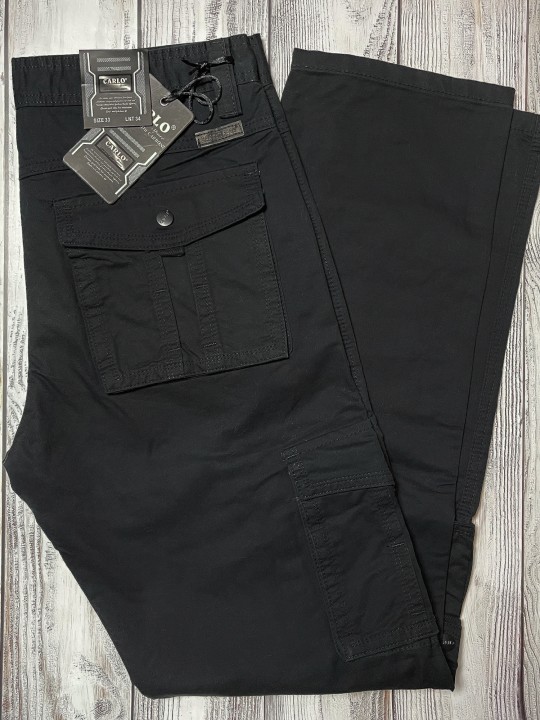 Брюки карго Carlo Space 2-3270 черные