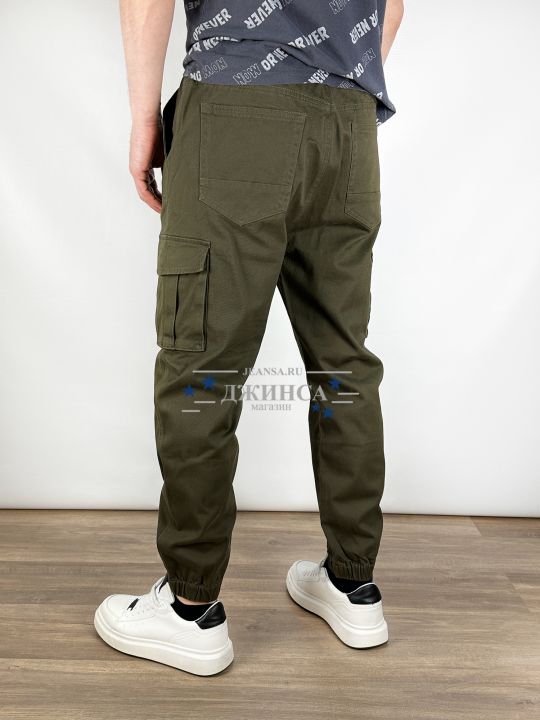 Джоггеры Lankins 515-10 темный хаки
