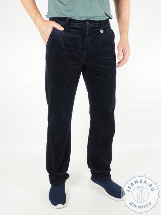 Брюки-хулиганы вельветовые HELEN MONTANA 5808-1 темно-синие