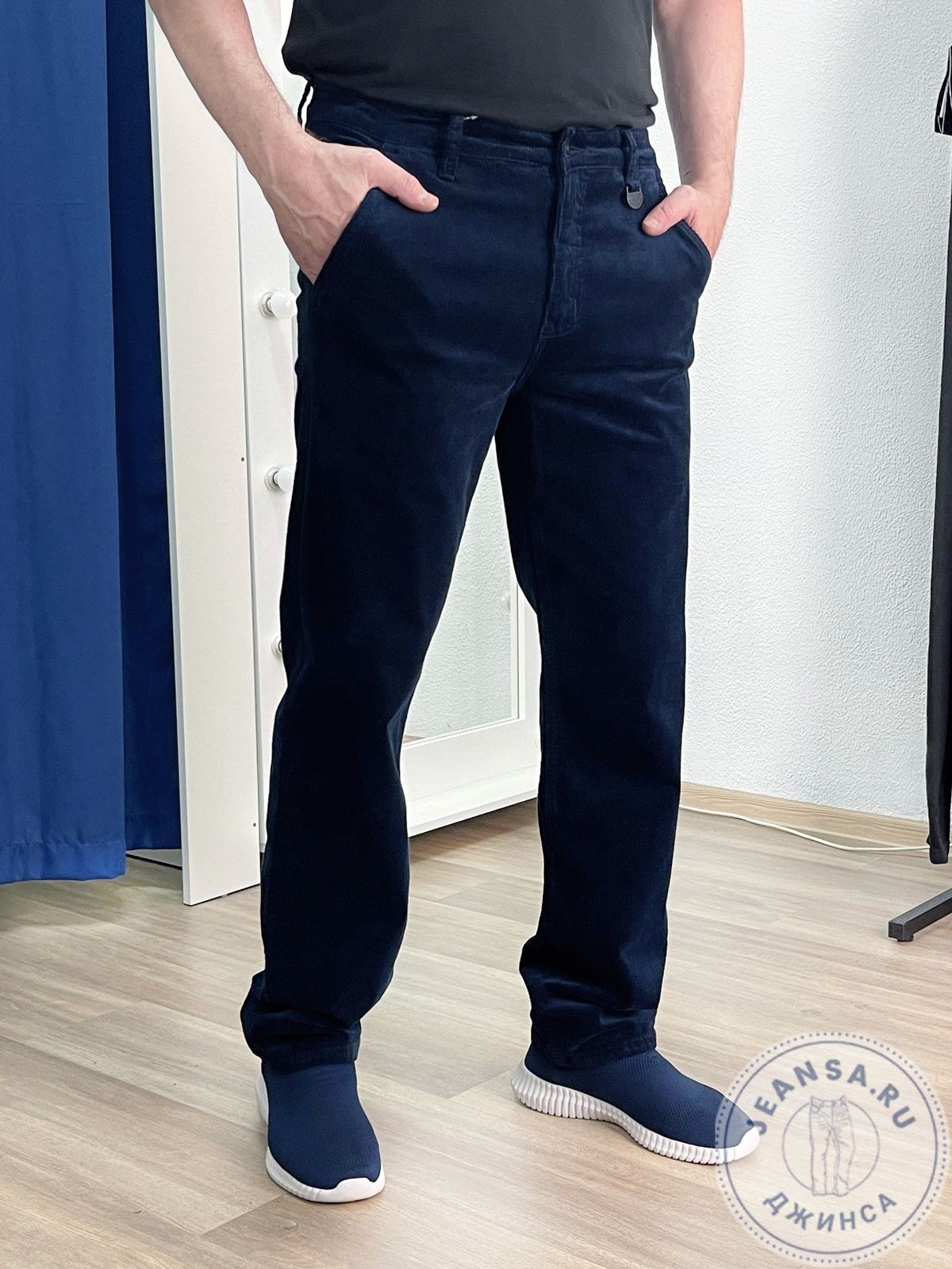 Брюки-хулиганы вельветовые HELEN MONTANA 5808-2 синие Брюки-хулиганы вельветовые HELEN MONTANA 5808-2 синие