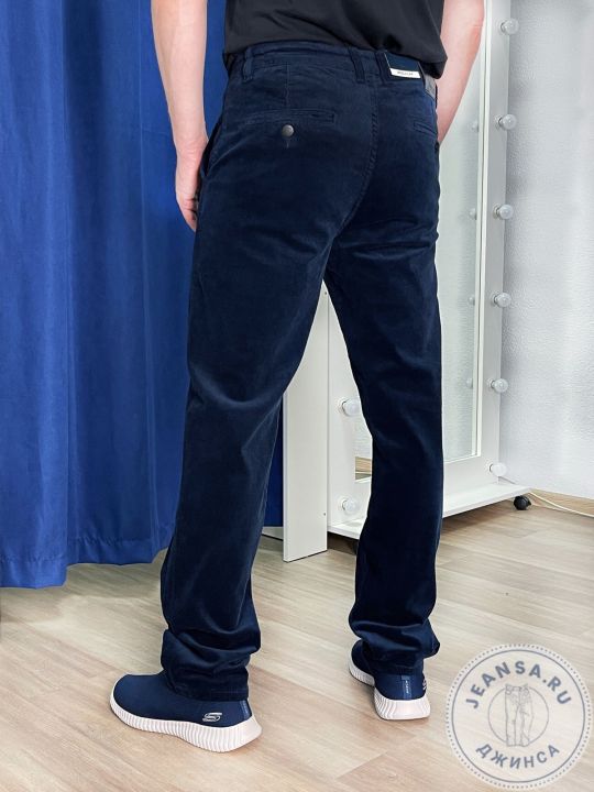 Брюки-хулиганы вельветовые HELEN MONTANA 5808-2 синие