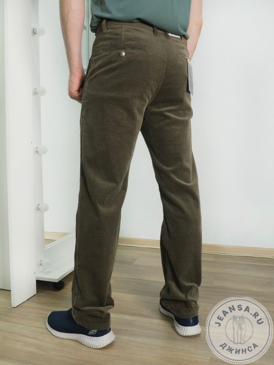 Брюки-хулиганы вельветовые HELEN MONTANA 5808-5 темно-бежевые