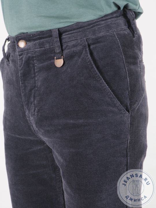 Брюки-хулиганы вельветовые HELEN MONTANA 5808-7 серые