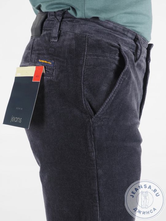 Брюки-хулиганы вельветовые HELEN MONTANA 5808-7 серые