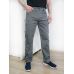 Джинсы летние MNT JEANS M-717 с патчем на кармане серые