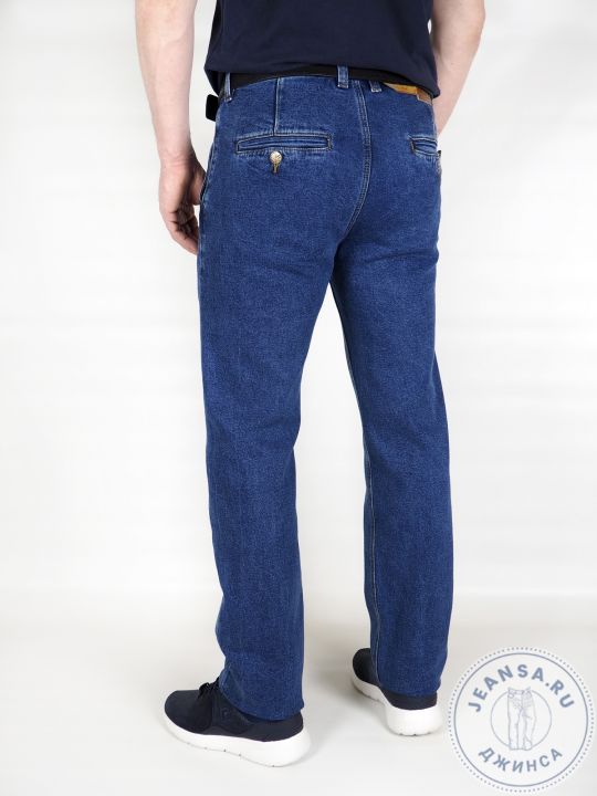 Джинсы-хулиганы HELEN MONTANA 8043 синие, стрейч