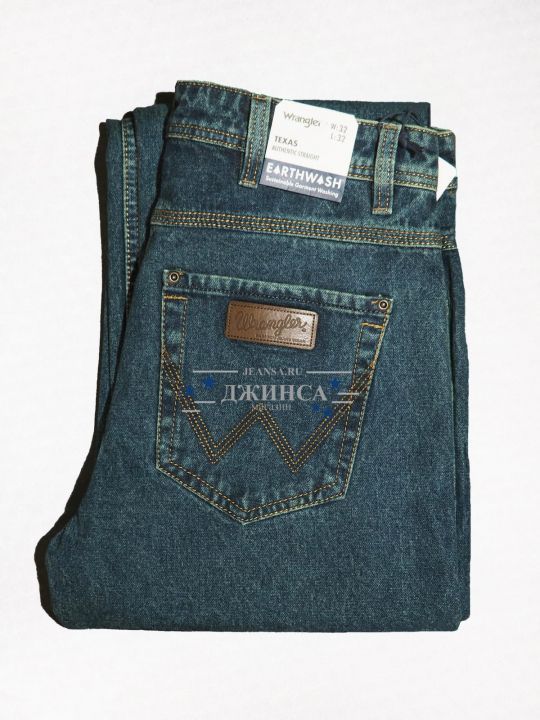 Джинсы Texas Cotton ткань елочка 1121-04 с зеленцой