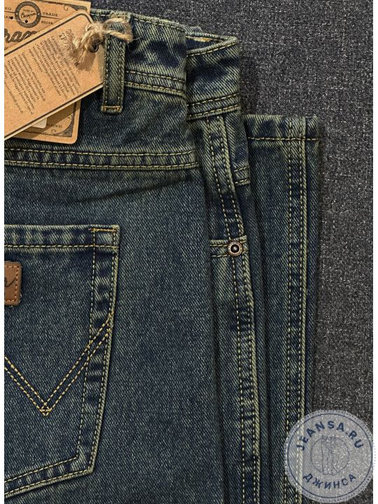 Джинсы Wrangler Texas 666AL-10 хлопок, рост L32, цвет с зеленцой