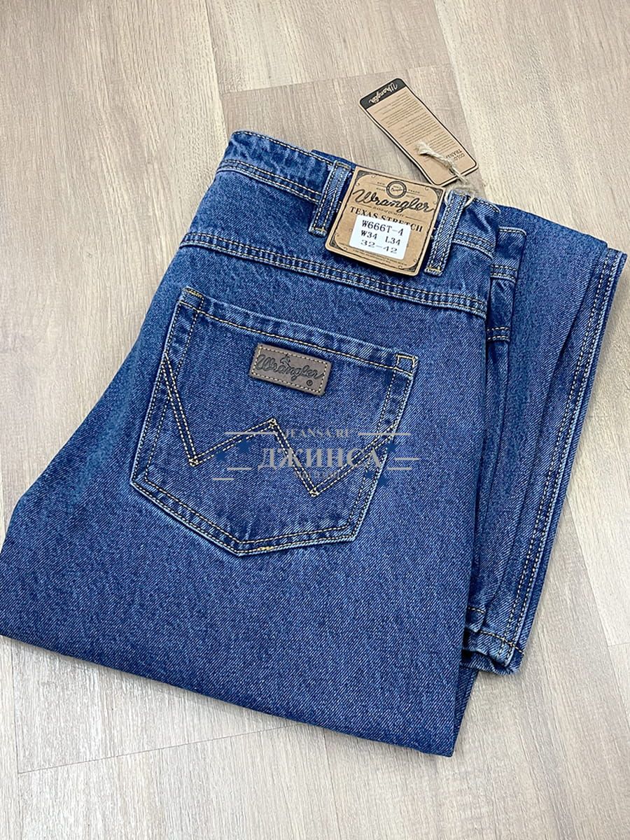 Джинсы Wrangler Texas Cotton 666T-4 рост L34 цвет синий Джинсы Wrangler Texas Cotton 666T-4 рост L34 цвет синий