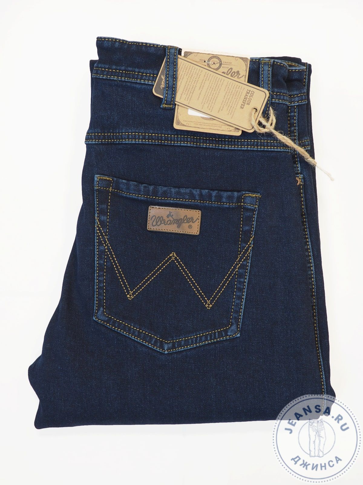 Джинсы зимние Wrangler стрейч темно-синие 777A-22 Джинсы зимние Wrangler стрейч темно-синие 777A-22