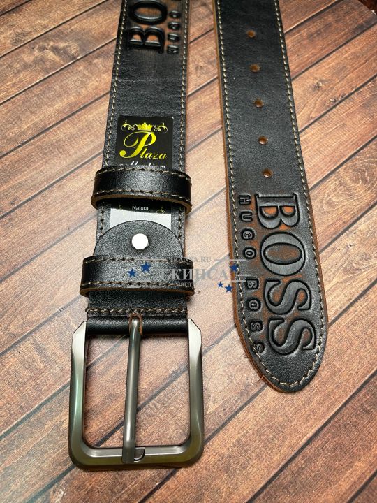 Ремень Boss коричневый арт.0040