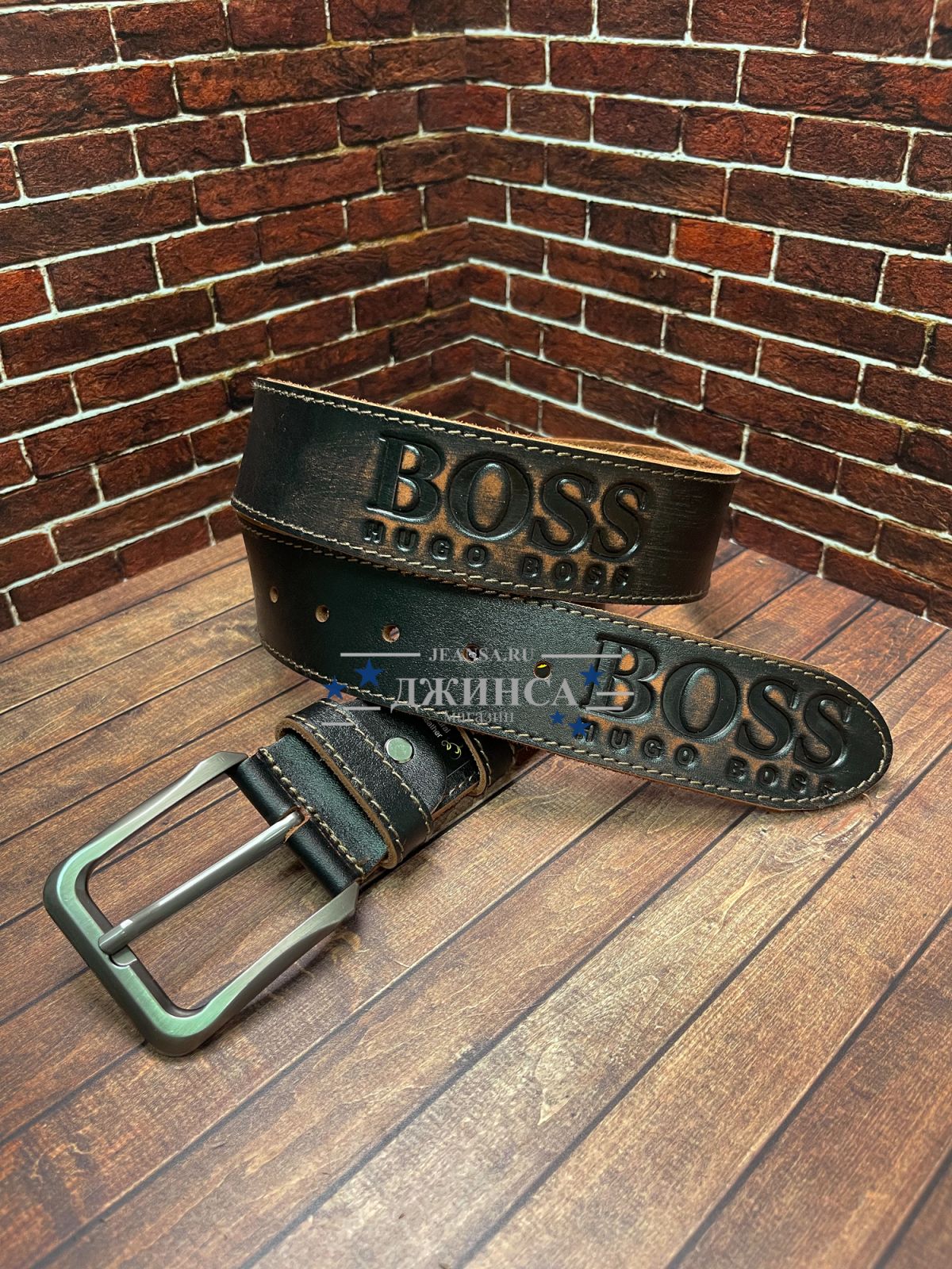 Ремень Boss коричневый арт.0040 Ремень Boss коричневый арт.0040