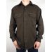 Рубашка джинсовая Boss полиринг M01-68-65 темный хаки