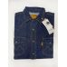 Рубашка джинсовая летняя MNT JEANS M-578 темно-синяя